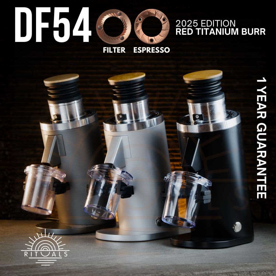DF54 Creyke RedTi Burr(2025 version) | Espresso or Filter Flat Burr | Electric Grinders | Rituals.